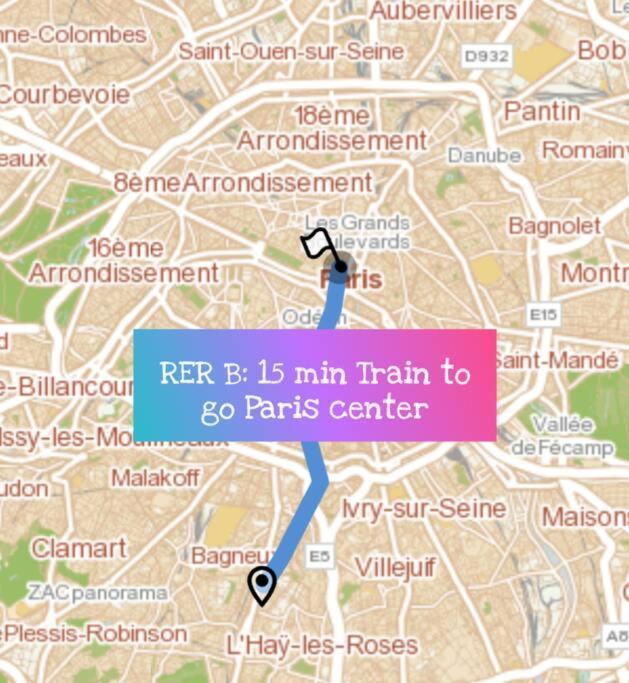 "Spacieux Et Lumineux" Proche Paris Cachan Exterior foto
